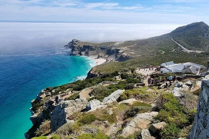 The view down the coast from the Cape Point lookout